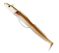 Westin Sandy Andy Weedless Jig Sinking - Pez de goma, color: pez mantequilla, peso/longitud/tamaño del anzuelo: 33 g/15 cm/talla 2/0