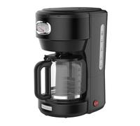 Westinghouse Cafetera Retro - Café de Filtro - Filtro reutilizable - 1,25 l - 10 tazas - 1000 W - Negro