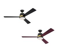 Westinghouse Deckenventilator Tristan Schwarz 132 cm Mit Licht Fernbedienung