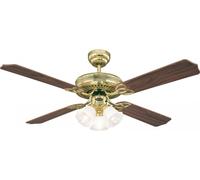 Westinghouse Design Ventilador De Techo Lampe Monarch Trio 132 Cm Dorado, Cadena