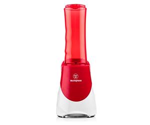 Westinghouse Easy-go WEM05R - Batidora de 600 ml, práctica batidora con botella TO-GO, sin BPA, para frutas, verduras y batidos, 300 W, con interruptor de un toque, protección contra