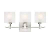 Westinghouse Lighting Iluminacion, Brushed Nickel, 3 Luces