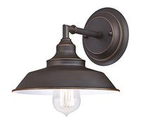 Westinghouse Lighting Bronce aceitado Westinghouse iluminación 63435 Aplique para Interiores Iron Hill de un Solo Brazo, Acabado Reflejos, 60 W