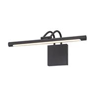 Westinghouse iluminación 75016 Aplique LED ajustable y regulable para iluminar cuadros, 15 W, 43 cm, acabado negro mate, 3000 K