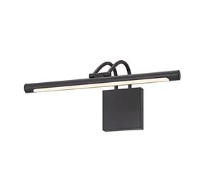 Westinghouse iluminación 75016 Aplique LED ajustable y regulable para iluminar cuadros, 15 W, 43 cm, acabado negro mate, 3000 K