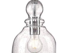 Westinghouse lámpara colgante Fiona, níquel cepillado, Ø 18 cm