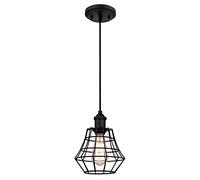 Westinghouse Lámpara de Techo Colgante de 1 Luz E27, Negro mate, 154 cm