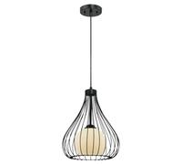 Westinghouse Lámpara de Techo Colgante de 1 Luz E27, Negro Mate, 173 cm