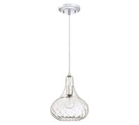 Westinghouse Lámpara de Techo Martillazo Cristal Cromo Colgante Salón Luz [EEK: Nicht bewertet]
