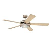 Westinghouse Lighting Comet Ventilador de Techo E14, 40 W, Titanio