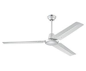 Westinghouse Lighting Industrial Ventilador de Techo, 62 W, Acabado en Plata con aspas Plateadas
