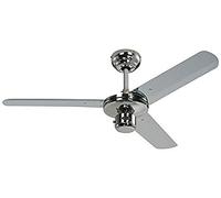Westinghouse Lighting Industrial Ventilador de Techo, Acabado en Cromo con aspas en Cromo