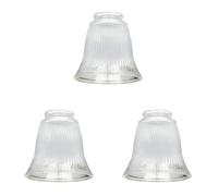 Westinghouse Lighting Tulipa Acampanada Estriada, Blanco (8703740) (Paquete de 3)