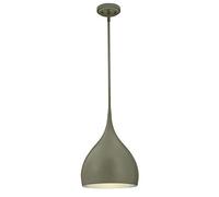Westinghouse One-Light Indoor Pendant Lámpara de Techo, Gris Mate