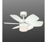 Westinghouse Ventilador de techo Flora Royale con iluminación