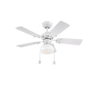 Westinghouse Ventilador de Techo Luz Princess Resplandor Blanco 90CM Con Cordón