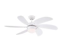 Westinghouse - Ventilador de techo Turbo Swirl blanco, 105 cm