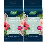 Westland Granulado de escoria, 6 l, Ideal para Drenaje en macetas (Paquete de 2)