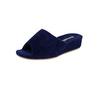 Westland Mujer Pantuflas Marseille, señora Zapatillas,Ancho G (Normal),Zapatillas,Zapatos de jardín,cómodos,Azul (Dunkelblau),40 EU / 6.5 UK