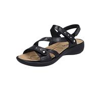 Westland Mujer Sandalia con Tiras Ibiza 70, señora Sandalias,Ancho G (Normal),Plantilla Desmontable,Plana,Sandalia,Negro (Schwarz),38 EU / 5 UK
