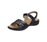 Westland Mujer Sandalia con Tiras Ibiza 86, señora Sandalias,Ancho G (Normal),Plantilla Desmontable,Negro (Schwarz-Kombi),38 EU / 5 UK