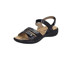 Westland Mujer Sandalia con Tiras Ibiza 86, señora Sandalias,Ancho G (Normal),Plantilla Desmontable,Negro (Schwarz-Kombi),38 EU / 5 UK