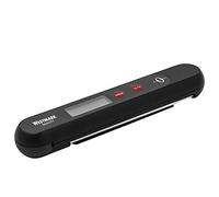 Westmark 12962260 - Termómetro de cocina (sin pilas, con botón de bloqueo de temperatura, acero inoxidable/plástico, ecológico), color plateado, negro y rojo