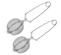 Westmark 2 coladores de té plegables prácticosv - Ideales para preparar té suelto, acero inoxidable, ø 6,5 cm, longitud 17,5 cm, 153422E3