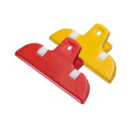 Westmark 2 Pinzas grandes para bolsas, Plástico, Maxi, Amarillo/rojo, 52162230
