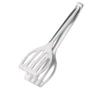 Westmark Pinzas de Doble Espátula, Longitud: 27,5 cm, Aluminio fundido a presión, Duetto, Plata, 21102260