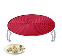Westmark 22492270 - Bandeja plegable para microondas, plástico, color rojo y blanco