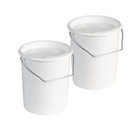 Westmark 237922E3 - Cubo de Leche, Almacenamiento y Alimentos con asa y Tapa, Capacidad de 3 L, plástico, Color Blanco