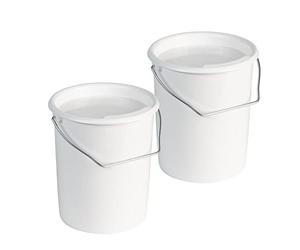 Westmark 237922E3 - Cubo de Leche, Almacenamiento y Alimentos con asa y Tapa, Capacidad de 3 L, plástico, Color Blanco