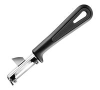 Westmark 28032270 - Pelador para Zurdos, 16,5 cm x 3,7 cm x 1,8 cm, Polipropileno y Acero Inoxidable, Color Negro y Plateado