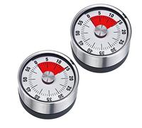 Westmark 2X Temporizador de Cocina, Mecánico, Magnético, 1-60 Minutos, Acero Inoxidable/plástico, Antracita/Plata, 109022E3