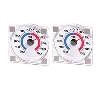 Westmark 2X Termómetro de Ventana, Rango de medición de -50 °C a +50 °C, Plástico, Blanco/Rojo/Azul, 521222E3