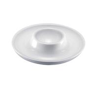 Westmark 3 Hueveras, redondo, apilable, ø 10 cm, Plástico de calidad, Punto, blanco, 20622270