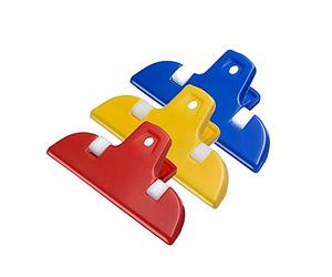 Westmark 3 Pinzas pequeñas para bolsas, Plástico, Mini, Amarillo/azul/rojo, 52182230