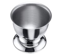 Westmark 4 Hueveras, Con pie, Apilables, ø 5 cm, Acero inoxidable, Plateado, 20742260