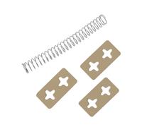 Westmark Juego de Pastillas de Repuesto y Muelle para deshuesador de Cerezas (4 Piezas), Metal, Plata, 15 x 10 x 10 cm