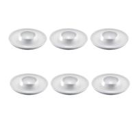 Westmark 6 Hueveras, Redondo, apilable, ø 10 cm, Plástico de Calidad, Punto, Blanco, 206222E3