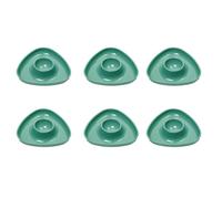 Westmark 6 Hueveras, Triangulares, Apilables, Plástico de calidad, Tri, Verde, 207022EM