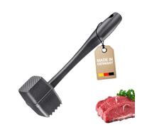 Westmark Ablandador de Carne Robusto, Special Black Edition, Ablandador de Schnitzel de Doble Cara, Martillo de Carne para Schnitzel y Filete, Antracita