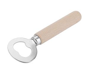 Westmark Abrebotellas, Woody, Longitud: 14,1 cm, Madera/acero, Marrón claro/plata, 10082270