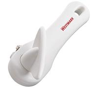 Westmark Abrelatas con sistema de seguridad, Con alicates, Longitud: 18 cm, Acero inoxidable/plástico, Klu, Blanco, 10332260