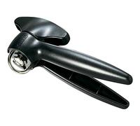Westmark Abrelatas con sistema de seguridad, Con soporte guía, Longitud: 18,5 cm, Acero inoxidable/plástico, Bravo, Negro, 10322270