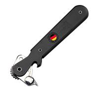 Westmark Abridor de latas, Con abrebotellas, Longitud: 16,2 cm, Acero, Columbus, Colores variados: negro/rojo/plata, 10252270