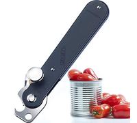 Westmark Abridor de latas, Con elevador de tapa, Longitud: 14,9 cm, Acero, Original Sieger, Negro/plateado, 11212270
