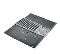 Westmark Alfombrilla escurridora con escurreplatos - microfibra, 60 x 46 cm | Muy absorbente para vasos, vajilla y ollas, lavable a máquina a 40 °C, plegable, soporte apto para lavavajillas, 52682270