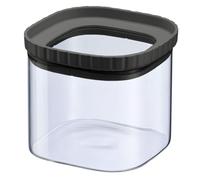 Westmark Bote de Vidrio con Tapa de Silicona, Tarro de Almacenamiento con Tapa para Guardar Pasta, Especias, Té, Dulces y Mucho Más, Cuadrado, Apilable, 655 ml